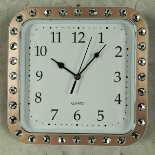 Настенные часы 2552 d-21*21 (015077) шампань оправа