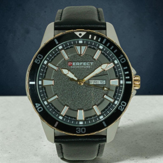 Годинник чоловічий на ремінці Perfect W155D-04 d-45 (5468) (015146)