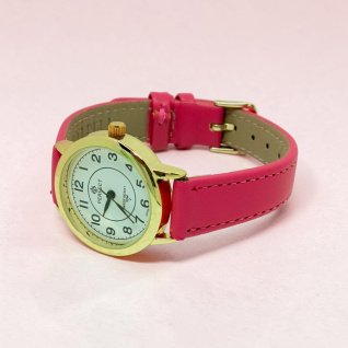 Купить Годинник жіночий на ремні Perfect LXC132G-14 d-30 (4137) (015135) малиновий ремінець