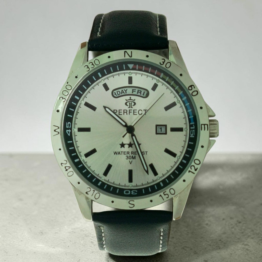 Купить Часы мужские на ремешке Perfect W937-01 d-45 (015268)