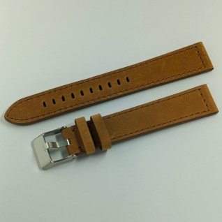 Кожаный ремешок W25XXL-2 20mm L-245mm коричневый (015338) 4848