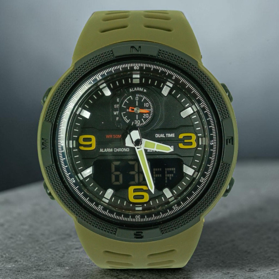 Купить Часы Мужские на ремне Skmei 1655 AGBK d-50 (015379) 2296