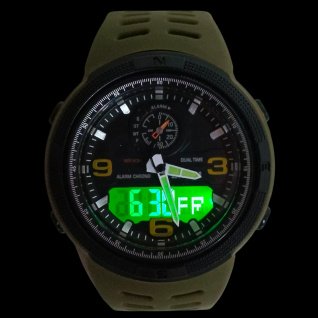 Купить Годинник Чоловічий на ремені Skmei 1655 AGBK d-50 (015379) 2296